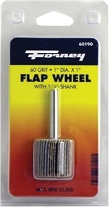 ALUMINUM FLAP WHEEL 1X1IN 60GRIT