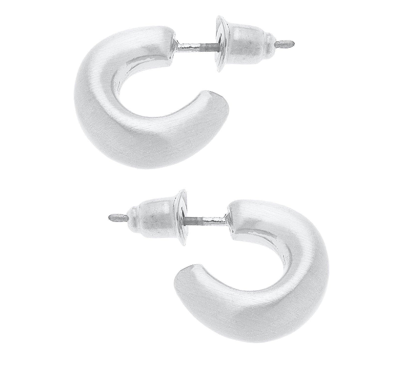 ALLISON SILVER HOOPS