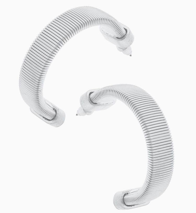 WINSTON WATHCBAND SILVER HOOP