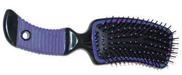 CURVED MANE BRUSH W/GRIP HANDLE