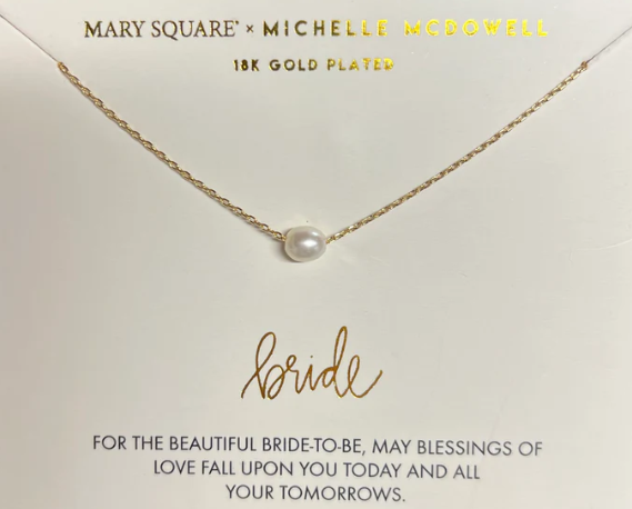 BRIDE CARDED NECKLACE