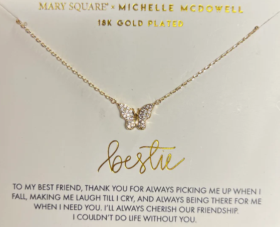 BESTIE CARDED NECKLACE