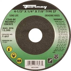 COARSE GRINDING WHEEL 4.5" 24GR