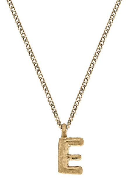 COCO INITIAL NECKLACE E