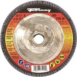 MEDIUM FLAP DISC 40GRIT 4-1/2IN