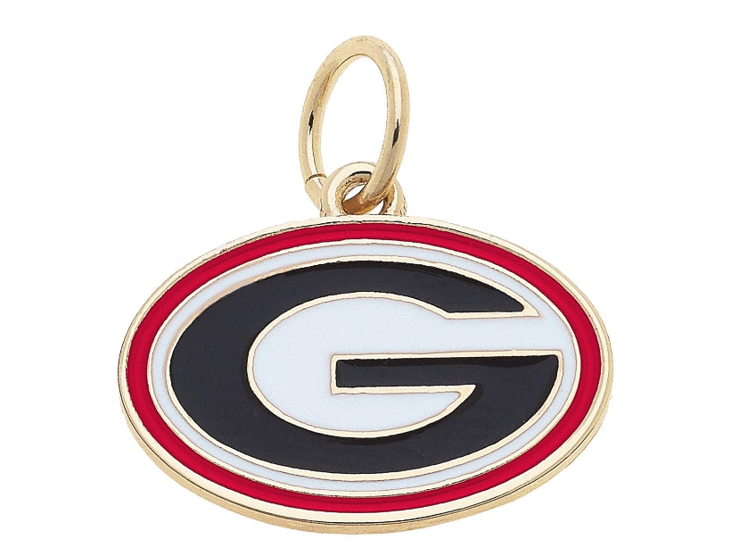 GA BULLDOGS ENAMEL LOGO CHARM