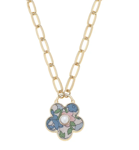 PENELOPE VINTAGE FLORAL NECKLACE