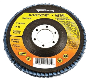 MEDIUM FLAP DISC 4-1/2IN 40GRIT