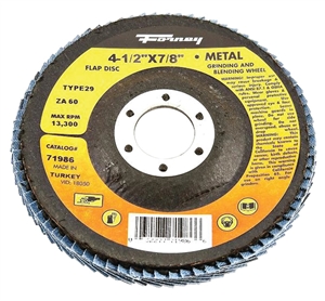MEDIUM FLAP DISC 4-1/2IN 60GRIT