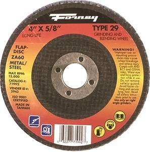 MEDIUM FLAP DISC 5/8X4" 60GRIT