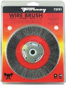 WIRE BENCH WHEEL BRUSH 6IN