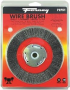 WIRE BENCH WHEEL BRUSH 6IN