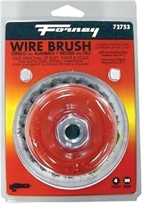 STEEL WIRE CUP BRUSH 4IN
