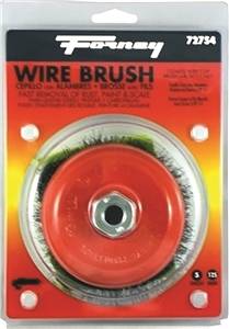 STEEL WIRE CUP BRUSH 5IN