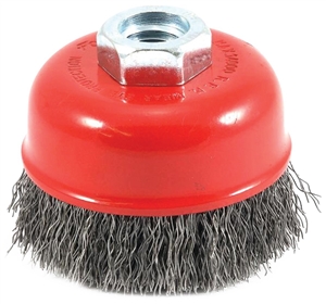 STEEL WIRE CUP BRUSH 2-3/4IN