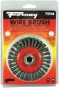 STEEL WIRE WHEEL BRUSH .02X4IN