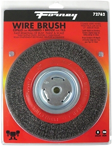 WIRE BENCH WHEEL BRUSH 8IN