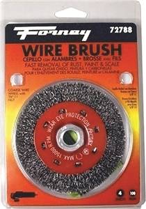 WIRE WHEEL BRUSH 4IN