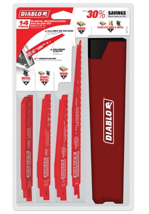 RECIPROCATING SAW BLADES 14-PIECE