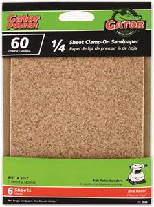 COARSE SANDING SHEET 60GR 5-1/2"
