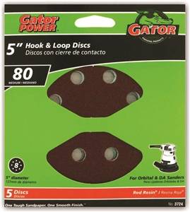 MEDIUM SANDING DISC 80GRIT 5IN