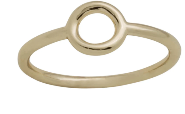 CIRCLE GOLD LAYERS RING