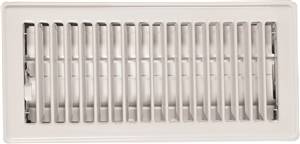 WHITE FLOOR REGISTER 9-3/4IN
