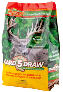 5 CARD DRAW FOOD PLOT SEED 10LB