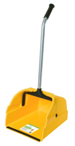YELLOW JUMBO PLASTIC DUSTPAN