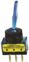 BLUE TOGGLE SWITCH 20A 12VDC
