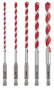 CARBIDE DRILL BIT KIT 5-PIECE