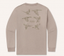 TAUPE LS FIELD SKETCHES TEE