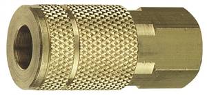 FEMALE BRASS FNPT COUPLER 1/4"