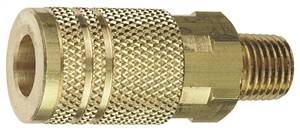 MNPT BRASS COUPLER 1/4"