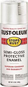 WHITE RUST-PREVENTATIVE SPRAY PAINT 12OZ