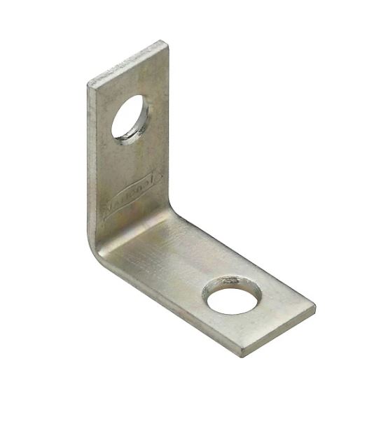 STEEL CORNER BRACE 1/2X1X1IN