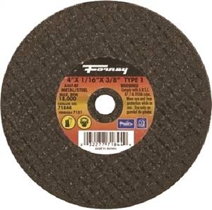 MEDIUM CUT-OFF WHEEL 4IN 46GRIT