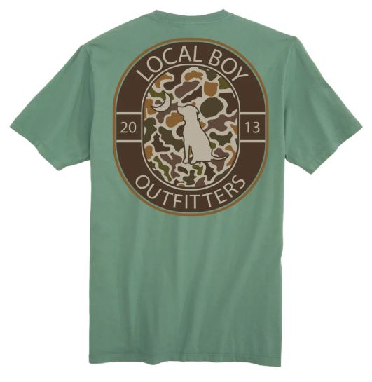 GREEN VINTAGE CREST TEE