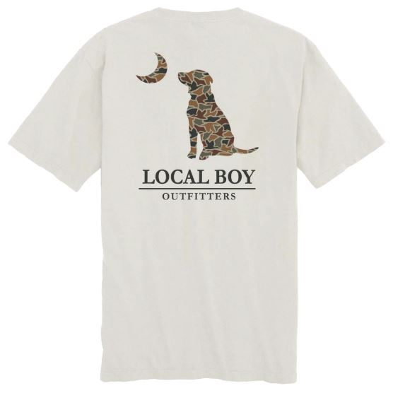 SILVER CAMO DOG/MOON TEE