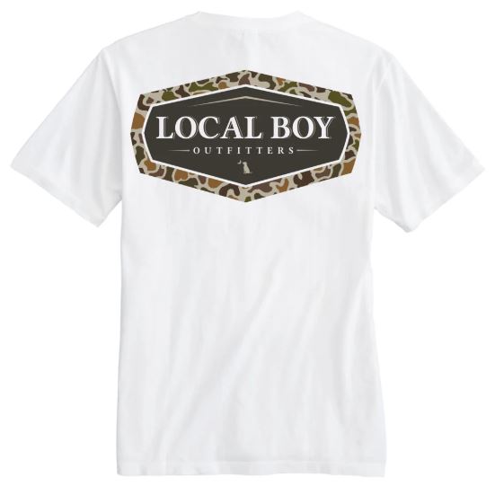 WHITE VINTAGE EMBLEM TEE