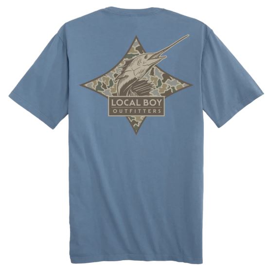 SLATE CAMO SAILFISH TEE