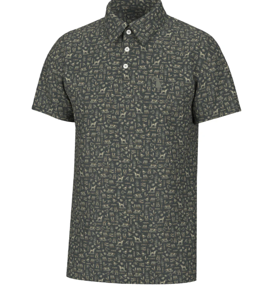 TEAL TEE UP DIRTY MYRTLE POLO