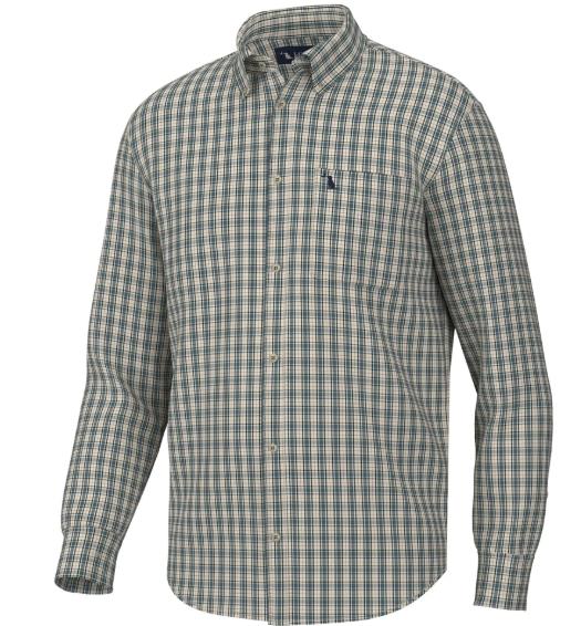 OCEAN/BEIGE/RUST FAULK SHIRT