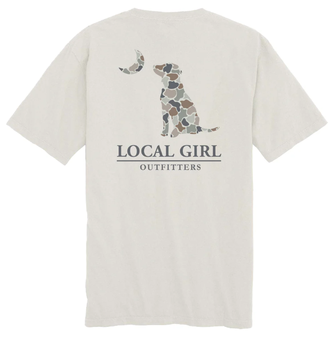 Y LG SILVER FLORA DOG/MOON TEE