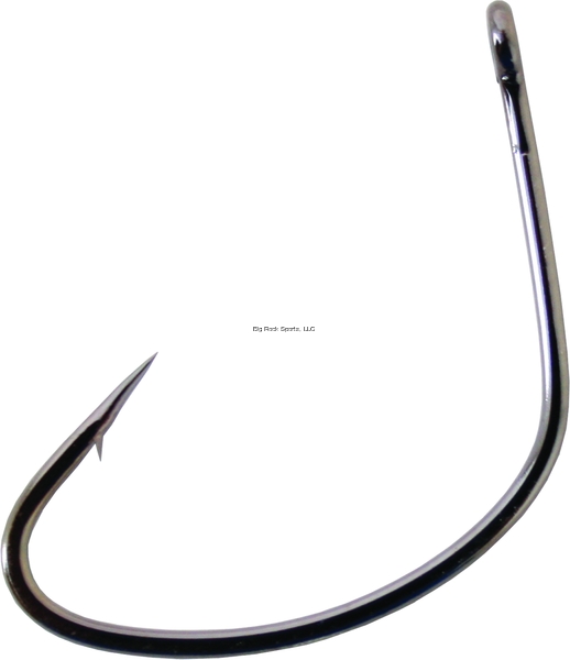 BLACK CHROME K-HOOK 2/0 6PK