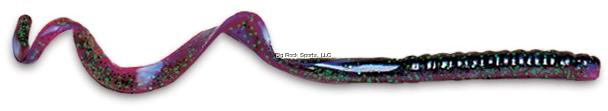 TEQUILA SHAD/GREEN ORIGINAL WORM 7-1/2" 18PK