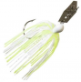 CHARTREUSE/WHITE CHATTERBAIT SWIM JIG 4-1/2" 5/0 HOOK