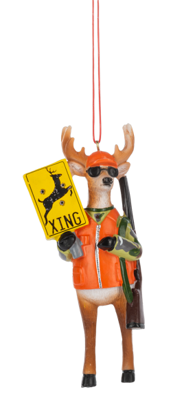 DEER CROSSING ORNAMENT