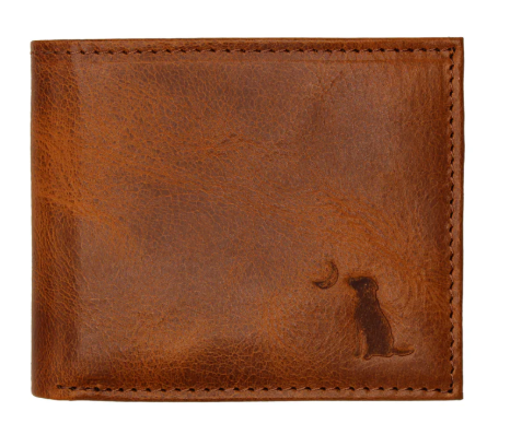 BROWN BI-FOLD LB WALLET