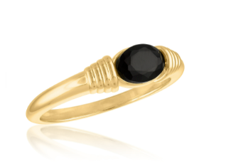 WIRE WRAP BLACK DIAMOND RING